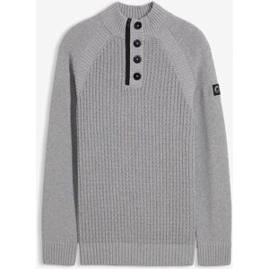 bonprix Pull texturé à col montant - Publicité bonprix Pull texturé à col montant - Publicité