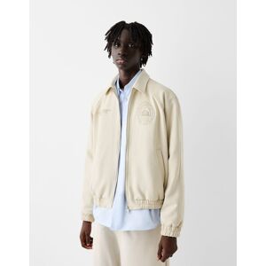 Bershka Blouson Similicuir Broderie Homme M Pierre