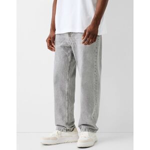 Bershka Jean Baggy Homme 46 Gris