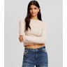 Bershka Pull Col Bateau Femme S Sable