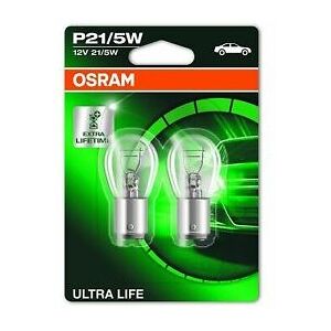 OSRAM Lighting SASU Ultra Life Blister Duo P21/5W 12V 21/5 BAY15d Osram 7528ULT-02B