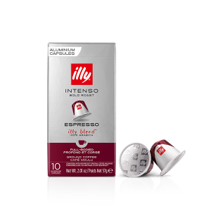 100 Capsules Cafe Aluminium Illy Intenso Compatibles Nespresso