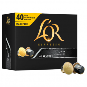 100 Capsules L' Or Espresso Onyx Compatible Nespresso   Aluminium