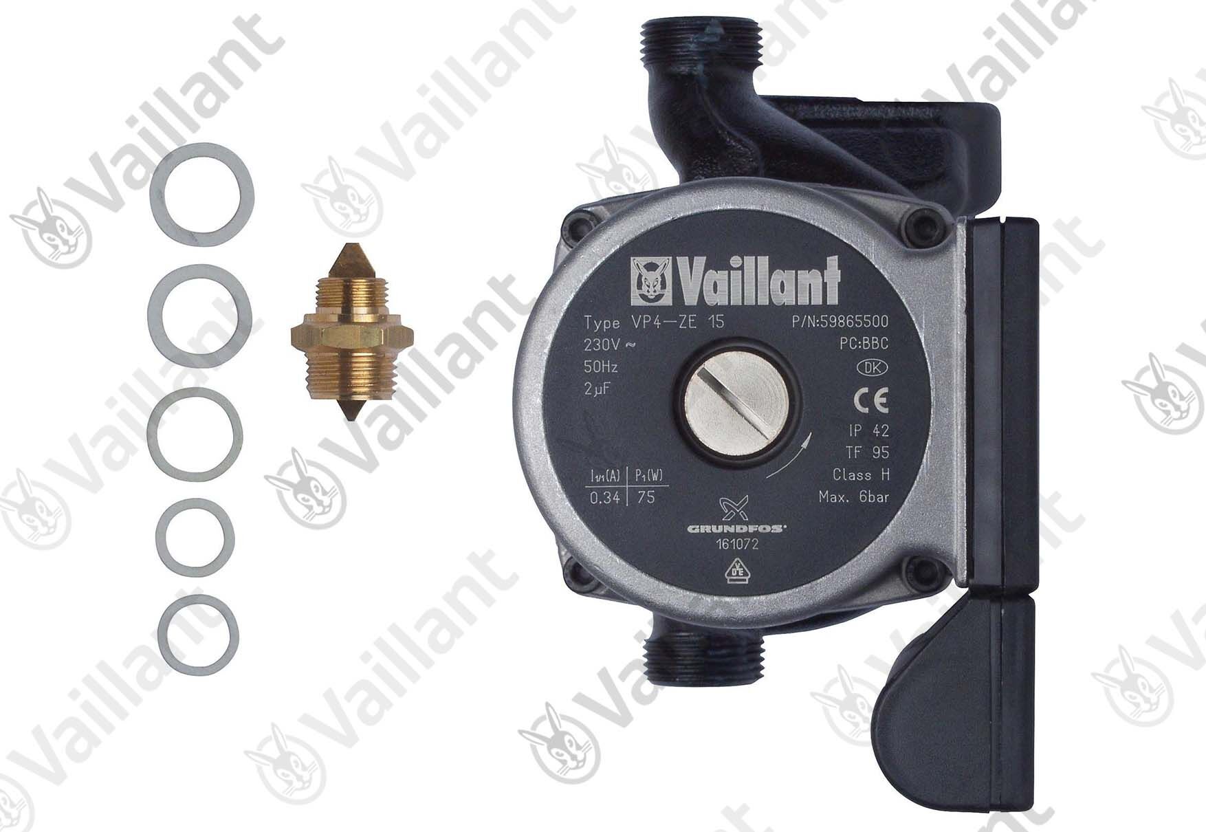 Notice d'utilisation, manuel d'utilisation et mode d'emploi Vaillant pompe 161077 Vaillant no. 161077   
