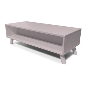 ABC MEUBLES Table basse scandinave bois rectangulaire Viking Violet Pastel