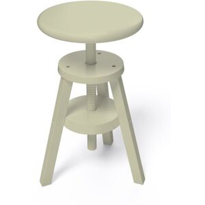 ABC MEUBLES Tabouret à vis en bois - - Moka