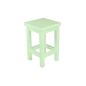 ABC MEUBLES Tabouret droit bois made in France - - Vert Pastel