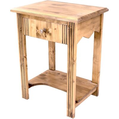 ABC MEUBLES Table Basse bois + 1 tiroir - Miel antiquaire - Publicité ABC MEUBLES Table Basse bois + 1 tiroir - Miel antiquaire - Publicité