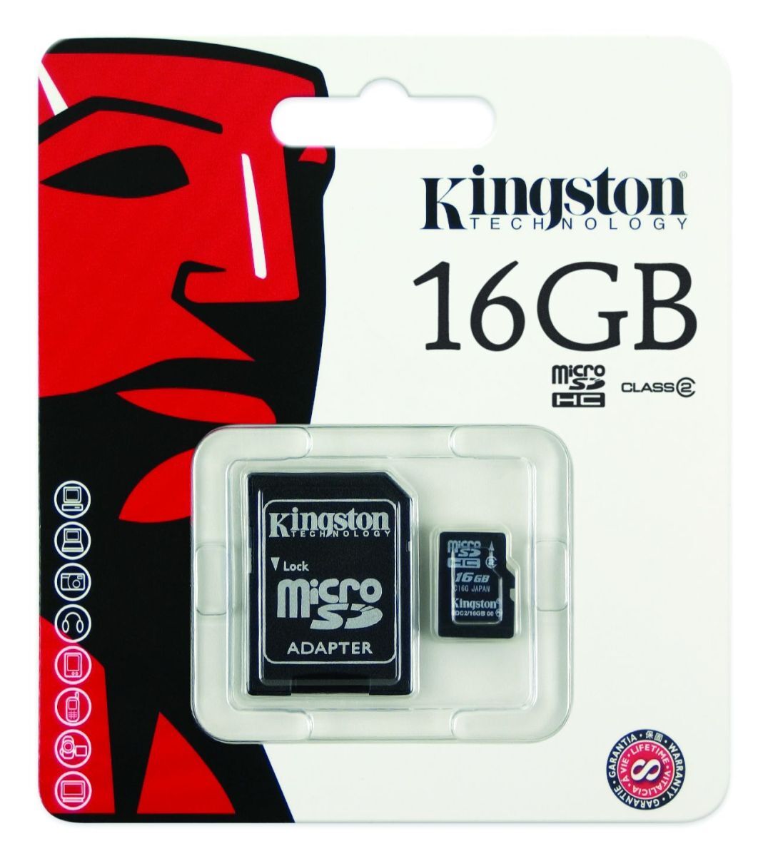 KINGSTONE MICRO SD 16GB  - 10-BLACK - unisex