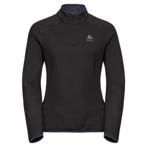 ODLO CARVE MIDLAYER ZIP W BLACK XS