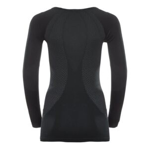 ODLO WOMAN PERFORMANCE WARM SUW TOP BLACK CONCRETE GREY M