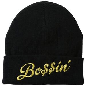 NEFF WOMEN BEANIE BOSSIN BLACK One Size