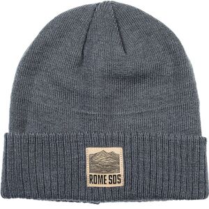 ROME TOPO BEANIE CHARCOAL One Size