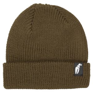 CRAB GRAB CLAW LABEL BEANIE BROWN One Size