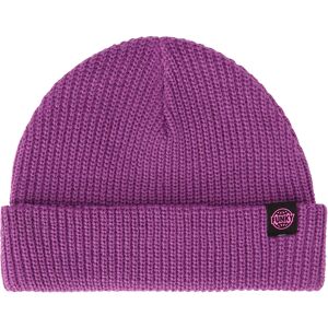 FUNKY LOGO SHORT BEANIE PURPLE One Size