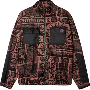 FUNKY TRIBE FULL ZIPPER FLEECE RUST M