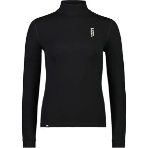 MONS ROYALE WMN CASCADE MERINO MOCK NECK BLACK M