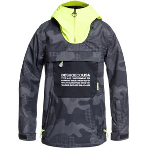 DC ASAP YOUTH ANORAK YOUTH PILL CAMO BLACK S