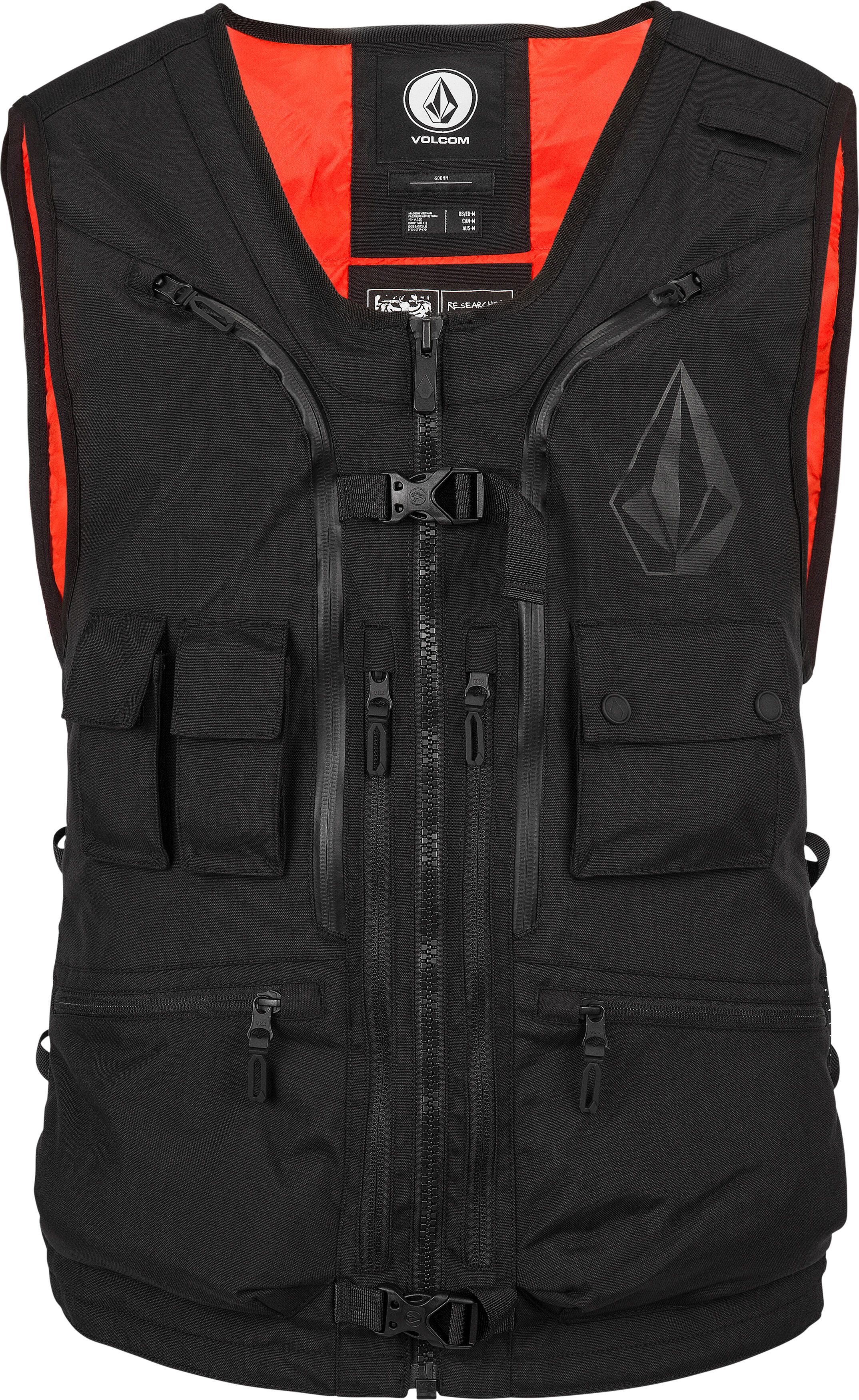 VOLCOM IGUCHI SLACK VEST BLACK M