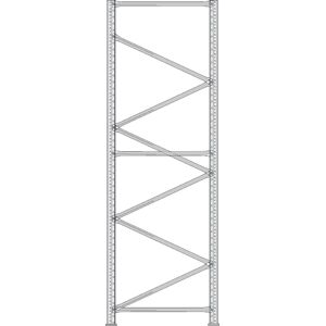 SETAM Echelle de rack a palette Palstar 3 SBO 4 H.2500 x P.1000 mm