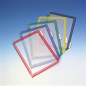 SETAM Pochette de protection pour documents A4 (lot de 10 pochettes couleurs assorties)