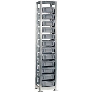 SETAM Rayonnage TR H.2010 mm pour caisse 400x300 mm Départ - Publicité SETAM Rayonnage TR H.2010 mm pour caisse 400x300 mm Départ - Publicité