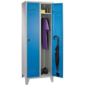 SETAM Vestiaire industrie propre 'Parma' 2 casiers coloris bleu - Publicité SETAM Vestiaire industrie propre 'Parma' 2 casiers coloris bleu - Publicité
