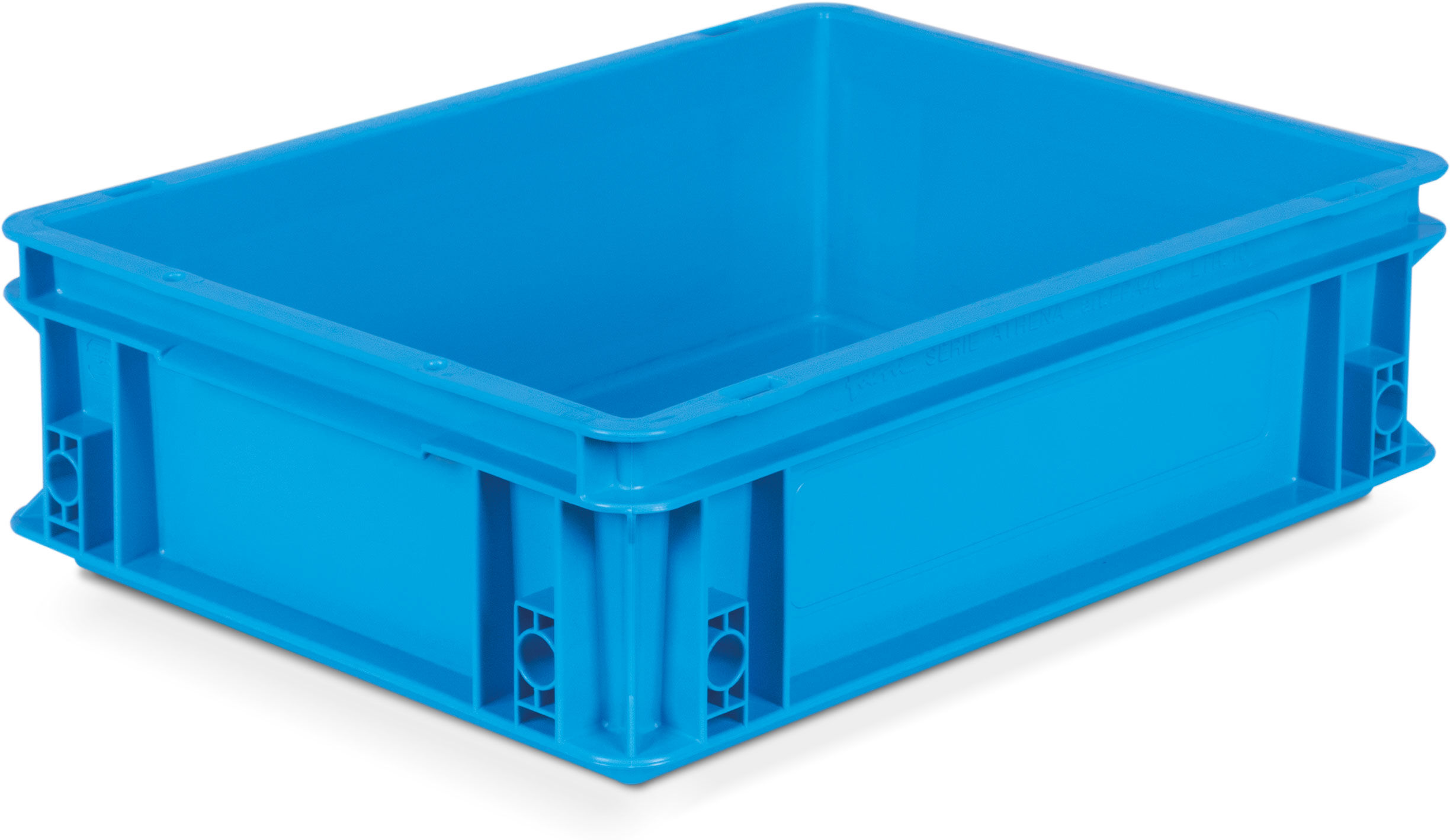 SETAM Caisse plastique Athéna Bleu Turquoise 10 litres