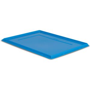 SETAM Couvercle Bleu Turquoise pour caisse plastique Athena L.400 x P.300 mm