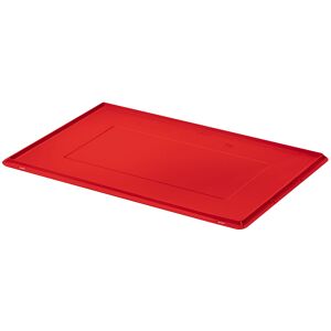 SETAM Couvercle rouge pour caisse plastique Athena 600x400 mm