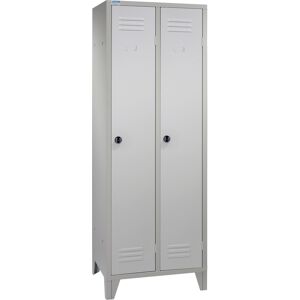 SETAM Vestiaire  industrie propre 'Parma' 2 casiers coloris gris