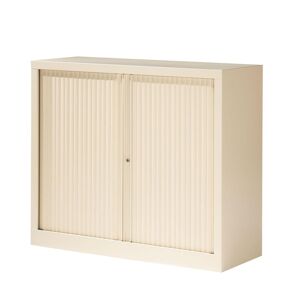 SETAM Armoire rideau beige Basse L.1200 mm