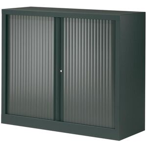 SETAM Armoire a rideaux anthracite Basse L.1200 mm