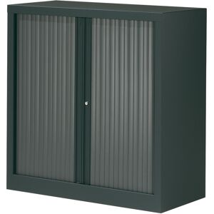 SETAM Armoire a rideaux anthracite Basse L.1000 mm