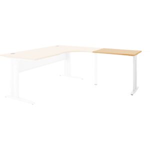 SETAM Retour simple droit chene/blanc L.800 x P.600 mm