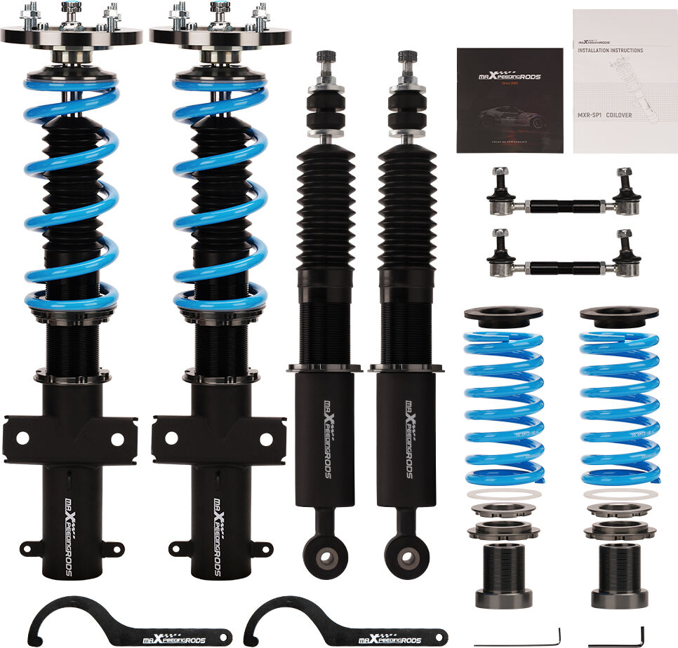 Maxpeedingrods Performance Coilovers Kits compatibles compatible pour Ford Mustang 2005 - 2014 Hauteur damortisseur réglable