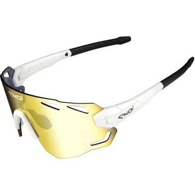 Ekoï Lunettes EKOI Perf PREMIUM 70 LTD Blanc Revo Gold Cat3 blanc male - Publicité Ekoï Lunettes EKOI Perf PREMIUM 70 LTD Blanc Revo Gold Cat3 blanc male - Publicité