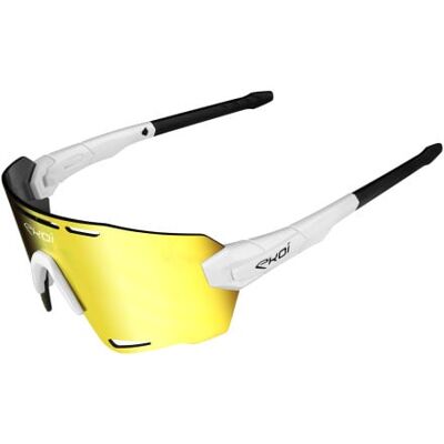 Ekoï Lunettes EKOI Perf PREMIUM 90 LTD Blanc Revo Gold Cat3 blanc male - Publicité Ekoï Lunettes EKOI Perf PREMIUM 90 LTD Blanc Revo Gold Cat3 blanc male - Publicité