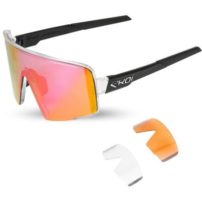 Ekoï Lunettes EKOI Perf MAGNETIC Translucide Blanche Revo Rose blanc male - Publicité Ekoï Lunettes EKOI Perf MAGNETIC Translucide Blanche Revo Rose blanc male - Publicité