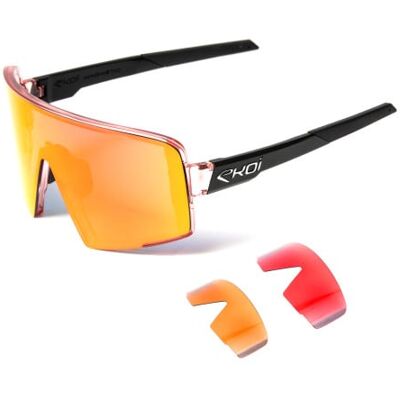 Ekoï Lunettes EKOI Perf MAGNETIC Translucide Rouge Revo Rouge rouge male - Publicité Ekoï Lunettes EKOI Perf MAGNETIC Translucide Rouge Revo Rouge rouge male - Publicité