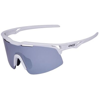 Ekoï Lunettes EKOI STRADA HF Blanc Mirror Cat3 blanc male - Publicité Ekoï Lunettes EKOI STRADA HF Blanc Mirror Cat3 blanc male - Publicité