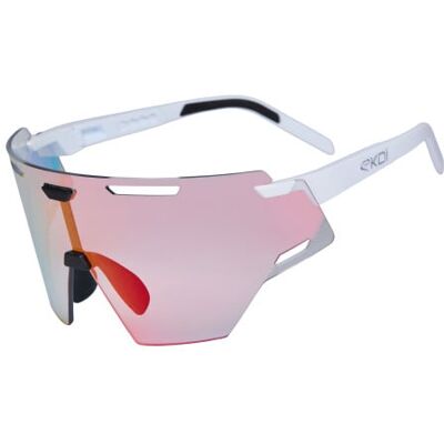 Ekoï Lunettes EKOI Racing ARIA Blanc PH LIGHT Rouge Cat1-3 blanc Unique male - Publicité Ekoï Lunettes EKOI Racing ARIA Blanc PH LIGHT Rouge Cat1-3 blanc Unique male - Publicité