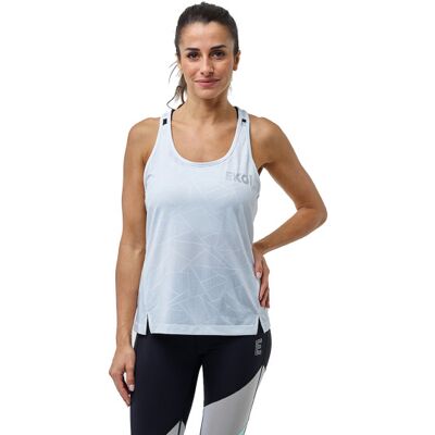 Ekoï Débardeur Femme EKOI RUN Blanc blanc L female - Publicité Ekoï Débardeur Femme EKOI RUN Blanc blanc L female - Publicité