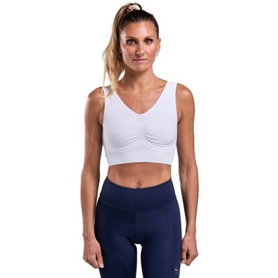 Ekoï Brassière femme maintien léger EKOI SKINLITE Blanche blanc M male - Publicité Ekoï Brassière femme maintien léger EKOI SKINLITE Blanche blanc M male - Publicité