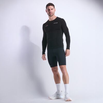 Ekoï T-shirt running EKOI Racing RUN OUTLAST manches longues Noir noir L / XL male - Publicité Ekoï T-shirt running EKOI Racing RUN OUTLAST manches longues Noir noir L / XL male - Publicité