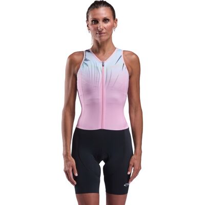 Ekoï Combinaison triathlon femme EKOI Perf OASIS sans manches Rose rose 2XL male - Publicité Ekoï Combinaison triathlon femme EKOI Perf OASIS sans manches Rose rose 2XL male - Publicité