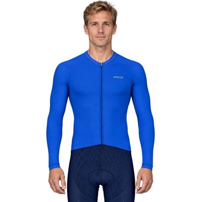 Ekoï Maillot manches longues EKOI Racing SUPERSOFT Bleu roi Bleu L male - Publicité Ekoï Maillot manches longues EKOI Racing SUPERSOFT Bleu roi Bleu L male - Publicité