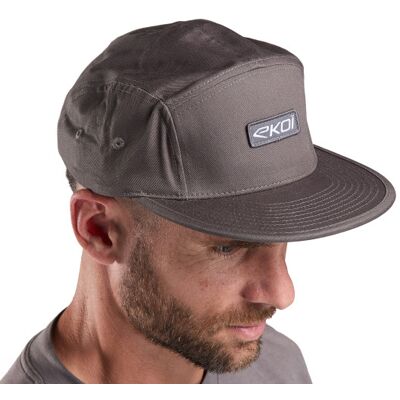 Ekoï Casquette Lifestyle EKOI 5 PANEL Grise gris male - Publicité Ekoï Casquette Lifestyle EKOI 5 PANEL Grise gris male - Publicité