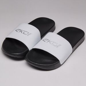 Ekoï Claquettes EKOI FLIP FLOP Blanches blanc noir 40 male - Publicité Ekoï Claquettes EKOI FLIP FLOP Blanches blanc noir 40 male - Publicité