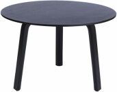 HAY Table basse - BELLA COFFEE TABLE Chêne teinté Diam 60cm x H 39cm Noir